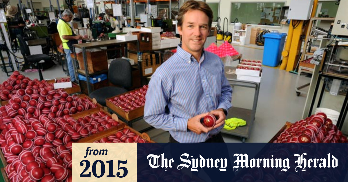 Video Inside the Kookaburra cricket ball factory